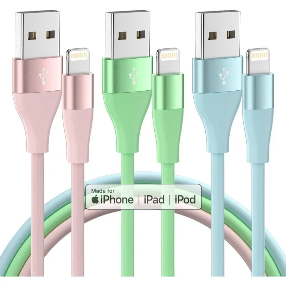 iPhone Charger 3Pack 10 FT Apple MFi Certified Lightning Cable Fast Charging iPh